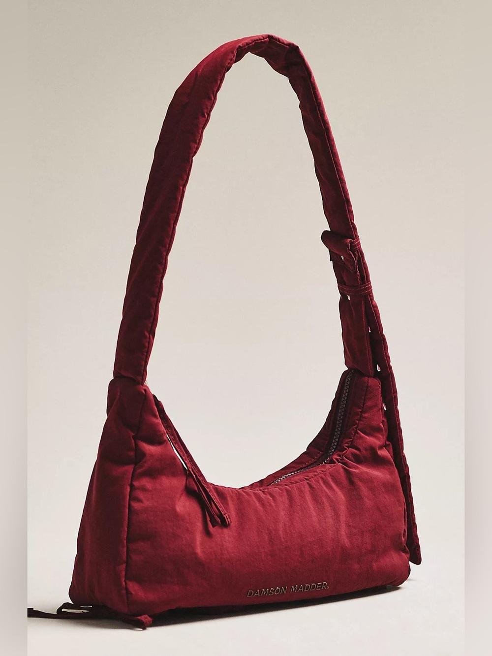 Anthropologie Damson Madder Puffy Saz Shoulder Bag